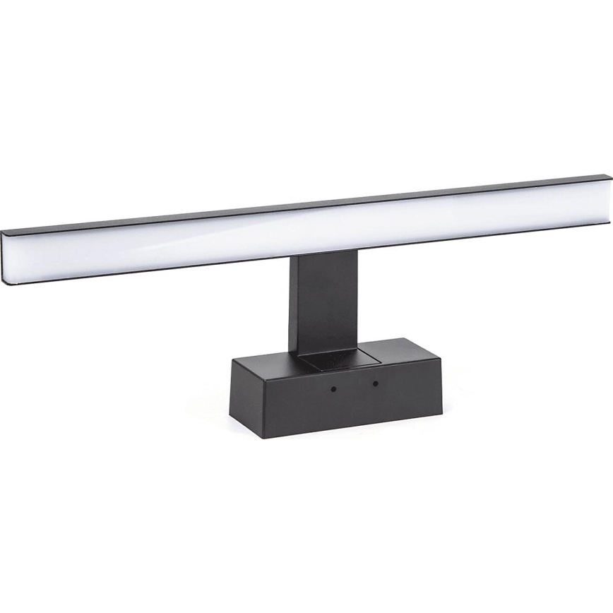 Aigostar - Lampă LED pentru oglindă de baie, 8W, 230V, 4000K, 40 cm, IP44, neagră