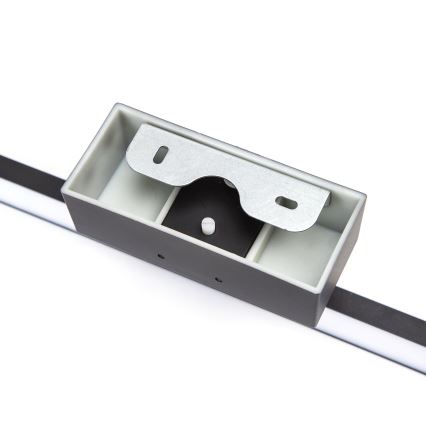 Aigostar - Lampă LED pentru oglindă de baie, 8W, 230V, 4000K, 40 cm, IP44, neagră