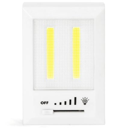 Aigostar - Lampă LED portabilă de veghe, 4x AAA, 6500 K