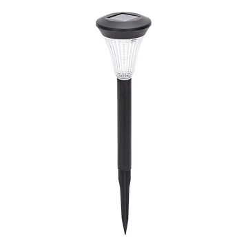 Aigostar - Lampă solară LED, 2 V, 6500 K, IP44, 40 mAh, negru