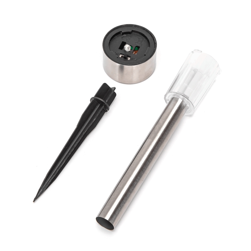 Aigostar - Lampă solară LED, 2 V, IP44, 40 mAh, crom mat