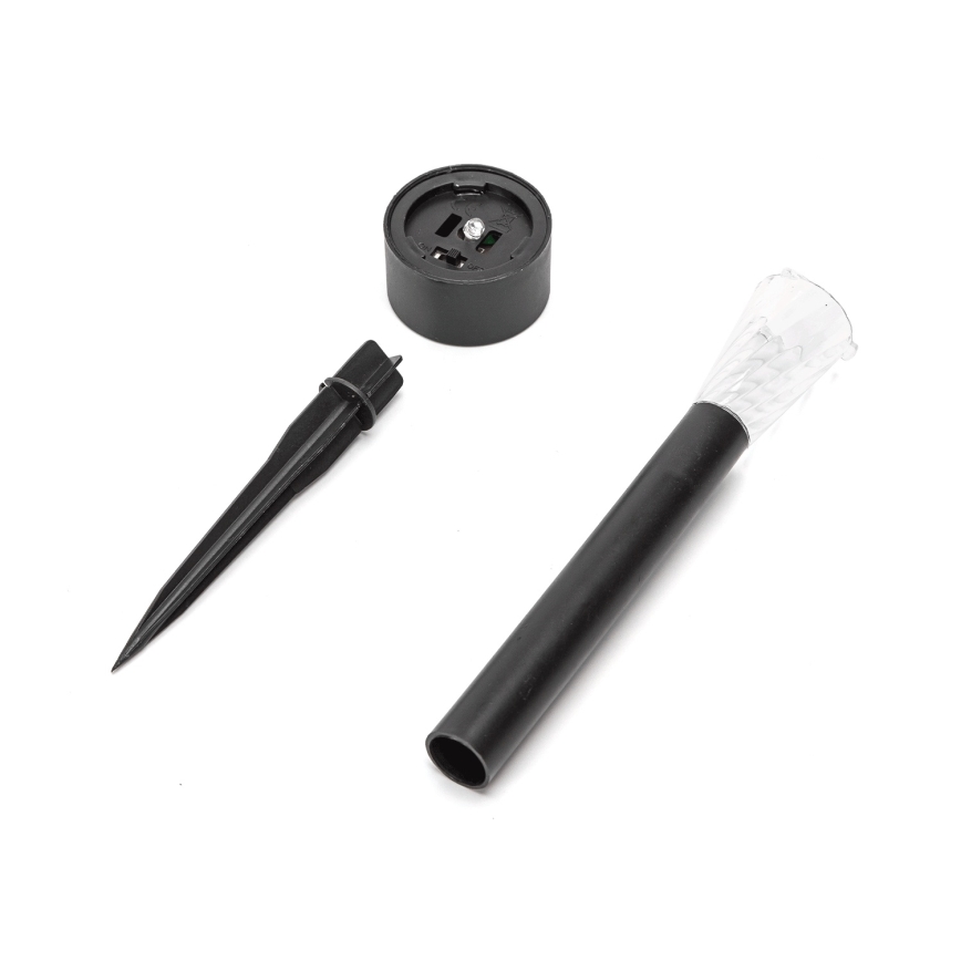 Aigostar - Lampă solară LED/2V IP44 40 mAh neagră