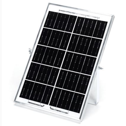 Aigostar - Lampă solară LED 2xLED/35W/12V 6000 mAh 6500K IP65 Ø 16,8 cm + telecomandă