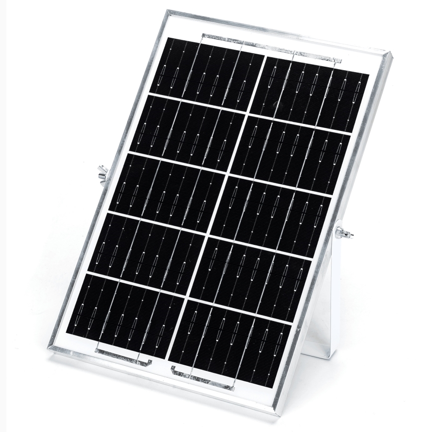 Aigostar - Lampă solară LED 2xLED/35W/12V 6000 mAh 6500K IP65 Ø 16,8 cm + telecomandă