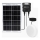 Aigostar - Lampă solară LED/70W/12V 6000 mAh 6500K IP65 Ø 20,5 cm cu telecomandă