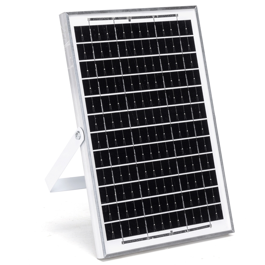 Aigostar - Candelabru solar LED cu senzor 2x LED / 35W / 12V 6000 mAh 6500 K IP65 diametru 10 cm + telecomandă