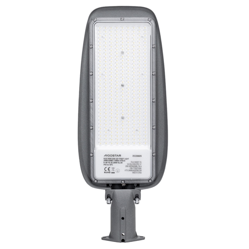 Aigostar - Lampă stradală LED SLIM/200W/230V 6500K IP65