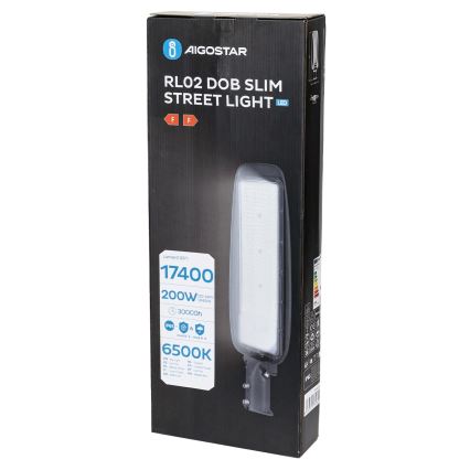 Aigostar - Lampă stradală LED SLIM/200W/230V 6500K IP65