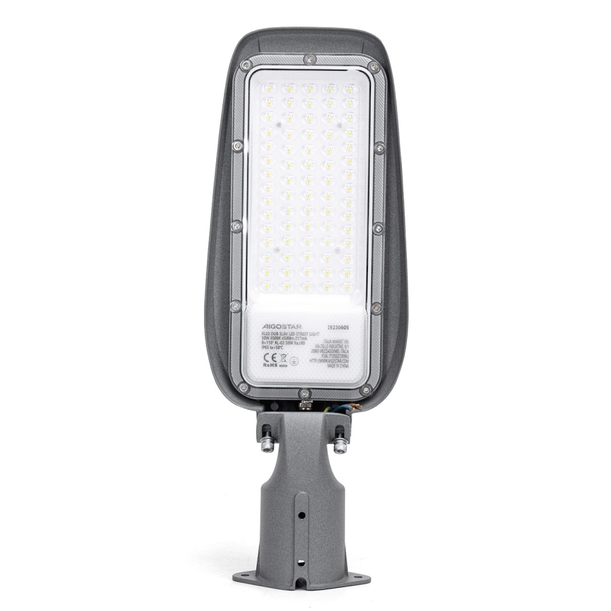 Aigostar - Lampă stradală LED SLIM/50W/230V 6500K IP65