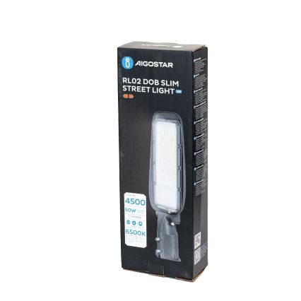 Aigostar - Lampă stradală LED SLIM/50W/230V 6500K IP65