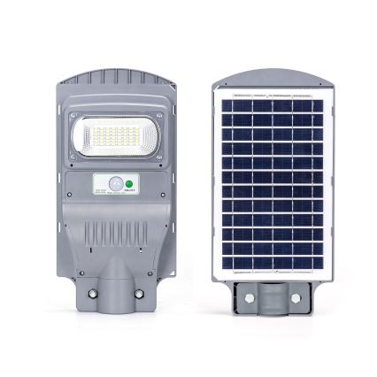 Aigostar - Lampadar LED stradal solar cu senzor LED/50W/3,2V 5000mAh IP65 6500K + telecomandă