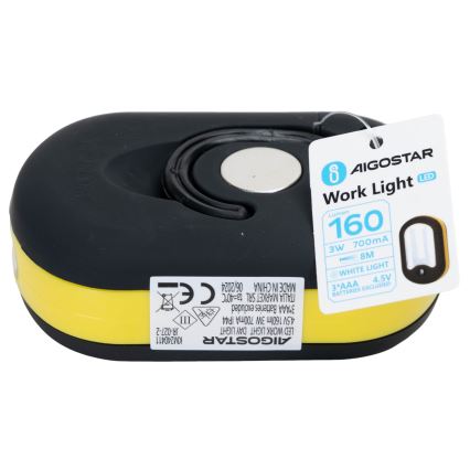 Aigostar - Lanternă LED/3W/3xAAA