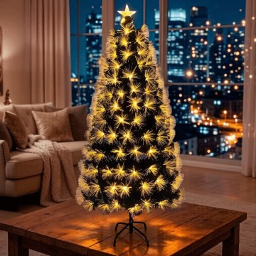 Aigostar - LED Brad de Crăciun de exterior 165xLED/8 funcții 1,5 m IP44 alb cald
