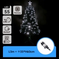 Aigostar - LED Brad de Crăciun pentru exterior LED/3,6W/230V 60 cm IP44 alb rece