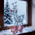 Aigostar - LED decorațiune de Crăciun pentru exterior 140xLED/8 funcții 0,6m IP44 alb rece ren
