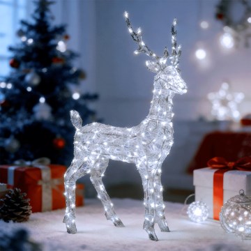 Aigostar - LED Decorațiune de Crăciun pentru exterior 180xLED/8 funcții 1,05 m IP44 alb rece cerb