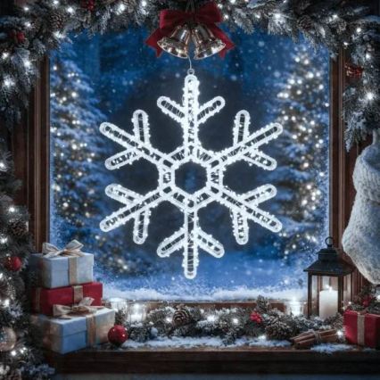 Aigostar - LED decorațiune de Crăciun pentru exterior 540xLED/6W/230V IP44 alb rece 45cm fulg de zăpadă