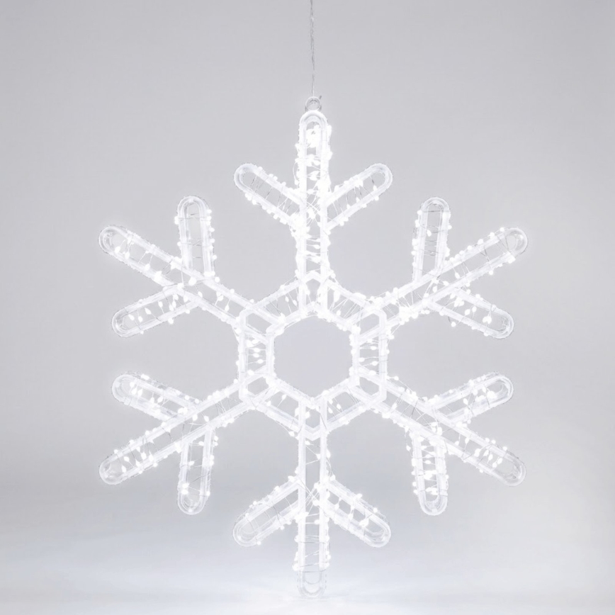 Aigostar - LED decorațiune de Crăciun pentru exterior 540xLED/6W/230V IP44 alb rece 45cm fulg de zăpadă