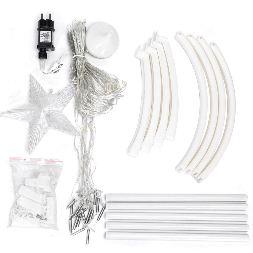 Aigostar - LED Decorațiune de Crăciun pentru exterior LED/3,6W/230V 180 cm IP44 alb rece