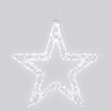Aigostar - decorațiune LED de Crăciun pentru exterior 540xLED/6W/230V 43 cm IP44 fulg alb rece