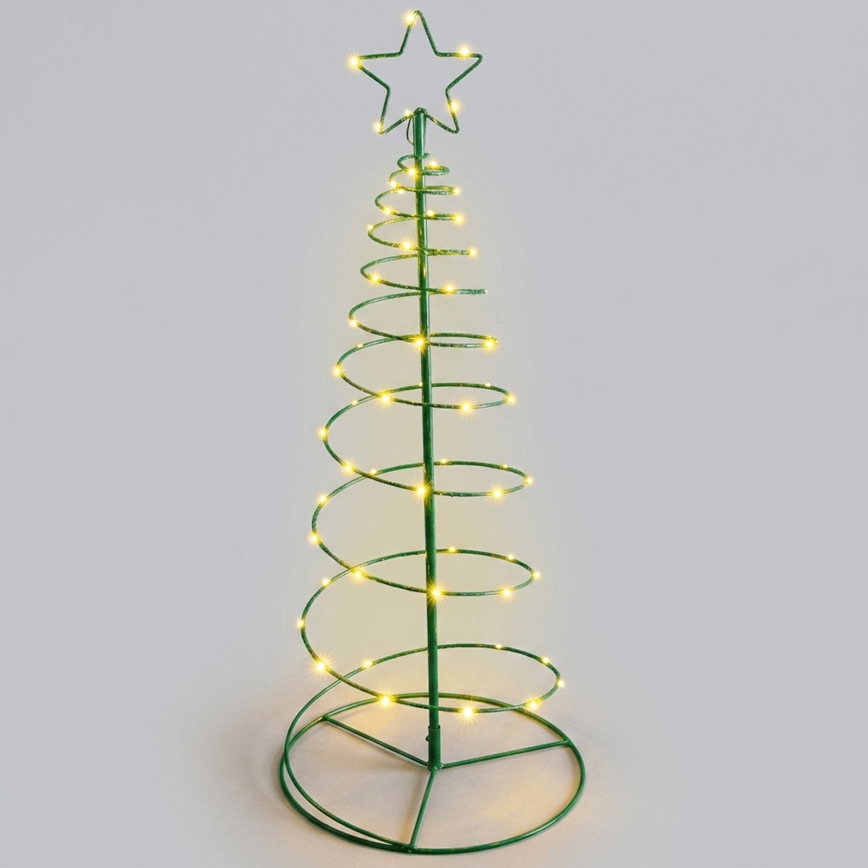 Aigostar - decorațiune solară de Crăciun cu LED LED/0,59W/3,7V 100 cm IP65 130 mAh alb cald