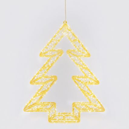 Aigostar - decorațiune LED de Crăciun pentru exterior 540xLED/6W/230V IP44 alb cald 45cm brăduț