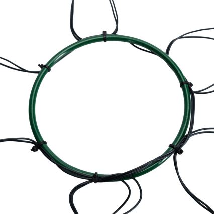 Aigostar - LED Ghirlandă de Crăciun pentru exterior 108xLED/8 funcții 3xAA 1,8m IP44 alb cald