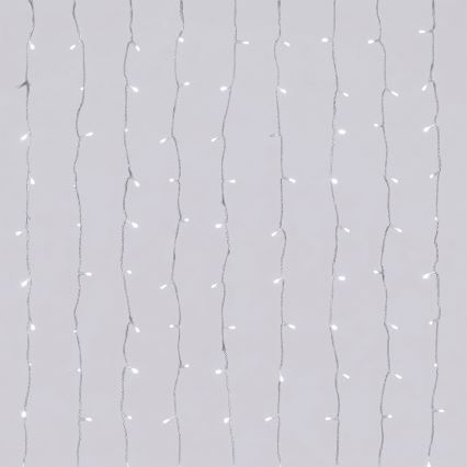 Aigostar - Ghirlandă LED de exterior pentru Crăciun, 120xLED/8 funcții, 3,9x1,2m, IP44, alb rece