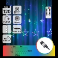 Aigostar - LED ghirlandă de Crăciun pentru exterior 120xLED/8 funcții 6x0,6m IP44 multicolor + telecomandă