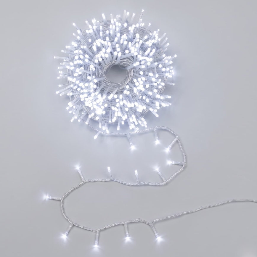 Aigostar - LED Ghirlandă de Crăciun pentru exterior 150xLED/8 funcții 10,3m IP44 alb rece