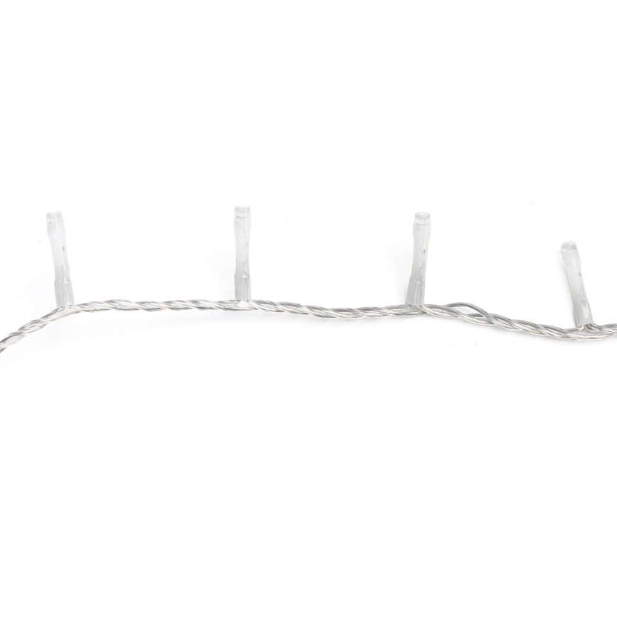 Aigostar - LED Ghirlandă de Crăciun pentru exterior 200xLED/8 funcții 13m IP44 alb cald