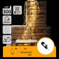 Aigostar - LED ghirlandă de Crăciun pentru exterior 300xLED/8 funcții 4m IP44 alb cald