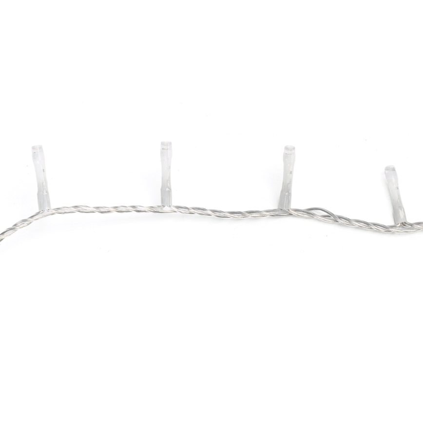 Aigostar - Ghirlandă LED de exterior pentru Crăciun 400xLED/8 funcții 20m IP44 alb cald