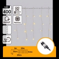 Aigostar - LED ghirlandă de exterior pentru Crăciun 400xLED/8 funcții 23x0,4m IP44 alb cald