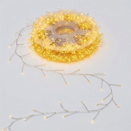 Aigostar - LED Ghirlandă de exterior pentru Crăciun 800xLED/8 funcții 23m IP44 alb cald