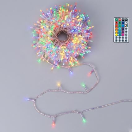 Aigostar - Instalație LED de Crăciun pentru exterior 100xLED/7 funcții 4xAA 10,3m IP44 multicolor + telecomandă