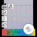 Aigostar-LED Ghirlandă luminoasă de exterior pentru Crăciun 100xLED/8 funcții 3xAA 8x0,4m IP44 multicolor