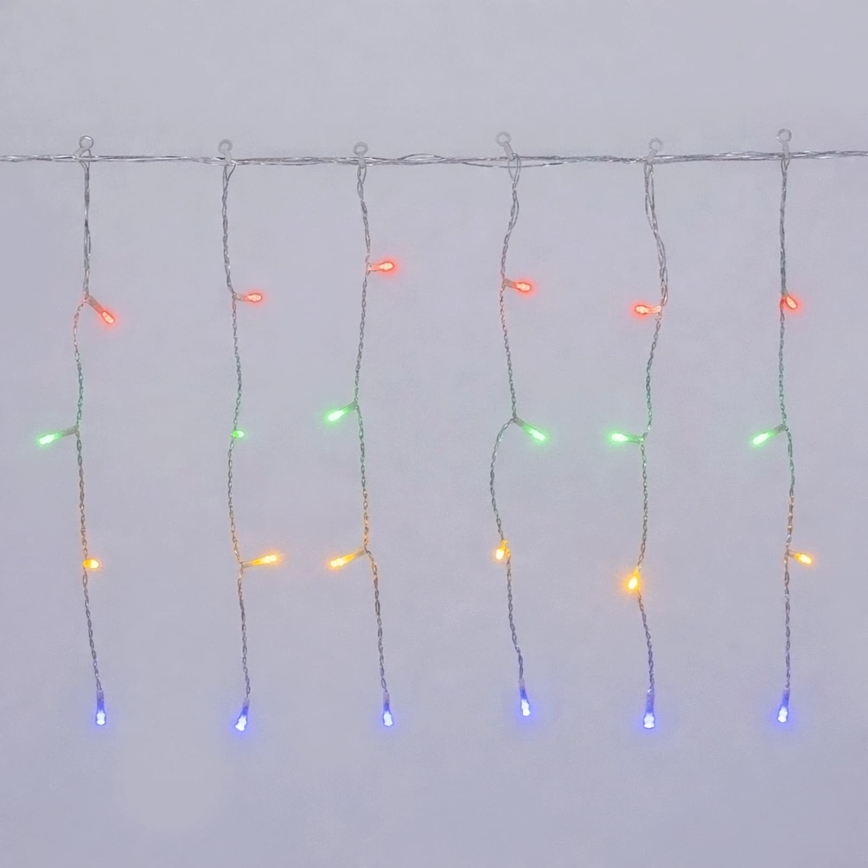 Aigostar-LED Ghirlandă luminoasă de exterior pentru Crăciun 100xLED/8 funcții 3xAA 8x0,4m IP44 multicolor