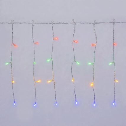 Aigostar - LED instalație de Crăciun pentru exterior 200xLED/8 funcții 13x0,4m IP44 multicolor