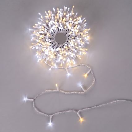 Aigostar - LED instalație luminoasă de exterior pentru Crăciun 150xLED/8 funcții 18m IP44 alb cald/alb rece