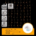 Aigostar - LED Instalație luminoasă de Crăciun pentru exterior 300xLED/8 funcții 3xAA 6x3m IP44 alb cald
