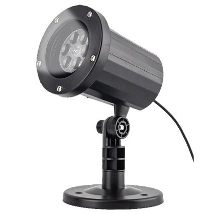 Aigostar - Proiector LED de Crăciun pentru exterior cu fulgi de zăpadă, LED/5W/230V IP44 multicolor