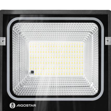 Aigostar - Reflector solar LED/100W/3,2V 2000mAh 3000K/4000K/6500K IP66 + telecomandă