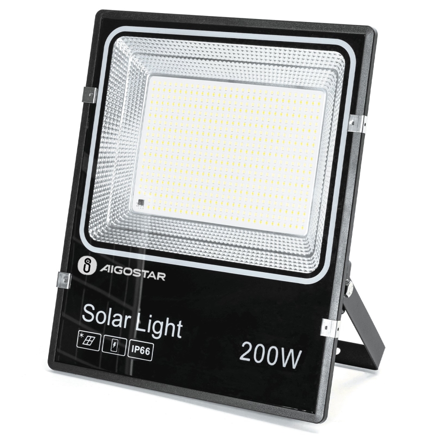 Aigostar - Reflector solar LED/200W/3,2V 3600mAh 3000K/4000K/6500K IP66 + telecomandă