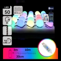 Aigostar - LED RGBIC Ghirlandă decorativă 25xLED/5W/USB 10 m multicoloră