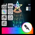 Aigostar - LED RGBICW Decorațiune inteligentă de exterior pentru Crăciun MESH 250xLED/230V 2,5m IP44 + telecomandă
