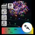 Aigostar - LED RGBY Ghirlandă de Crăciun pentru exterior 400 LED/8 funcții 20 m IP44