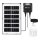 Aigostar - Lustră solară cu LED/35W/12V 3000 mAh 6500K IP65 Ø 10 cm + telecomandă