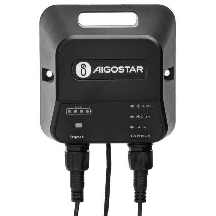 Aigostar - Lustră solară LED/70W/12V 6000 mAh 6500K IP65 Ø 23,5 cm + telecomandă