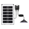 Aigostar - Lustră solară LED/35W/12V 3000 mAh 6500K IP65 Ø 15 cm + telecomandă
